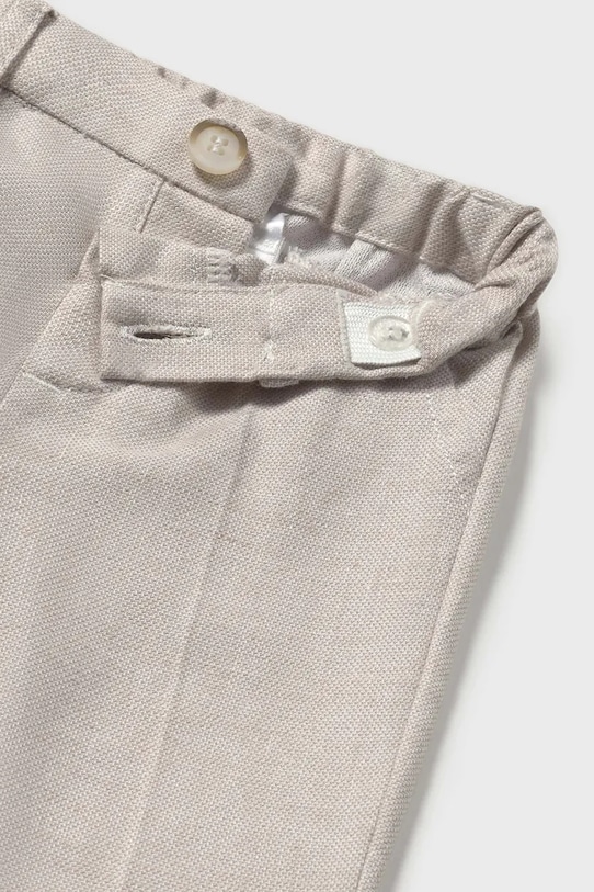 Chłopiec Mayoral Newborn spodnie z domieszką lnu niemowlęce 1562.1K.Newborn.PPYH beżowy