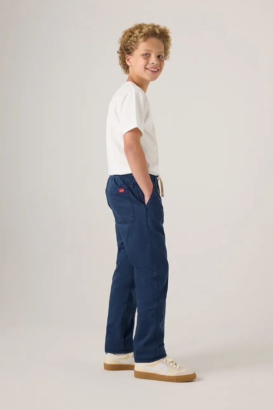 Дитячі бавовняні штани Levi's LOOSE FIT PULL-ON PANTS 9EL221