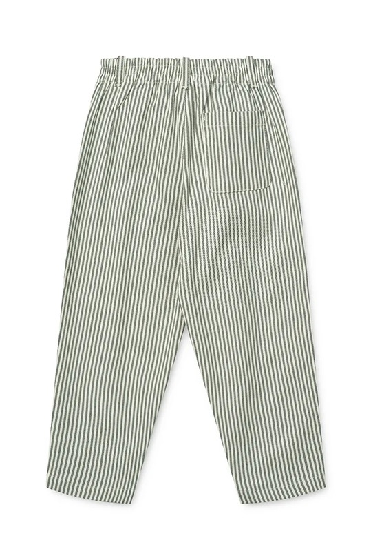 Детские хлопковые брюки Liewood Beal Stripe Pants LW19927 зелёный SS25