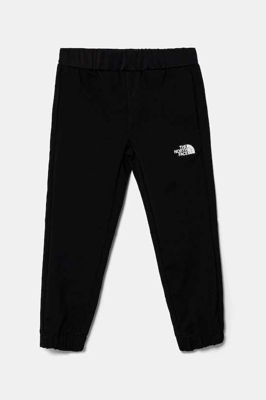 The North Face pantaloni de trening pentru copii ON THE TRAIL PANT tricotaj negru NF0A8AN9JK31