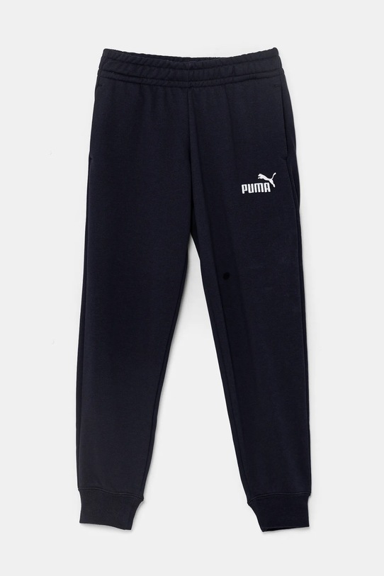Детские спортивные штаны Puma ESS No. 1 Logo Sweatpants TR трикотаж тёмно-синий 684914