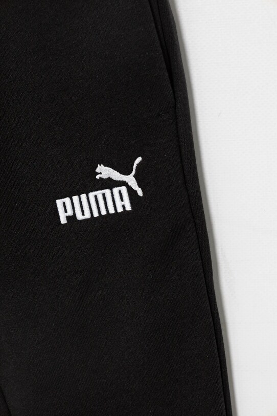 Chłopiec Puma spodnie dresowe dziecięce ESS No. 1 Logo Sweatpants TR 684934 czarny