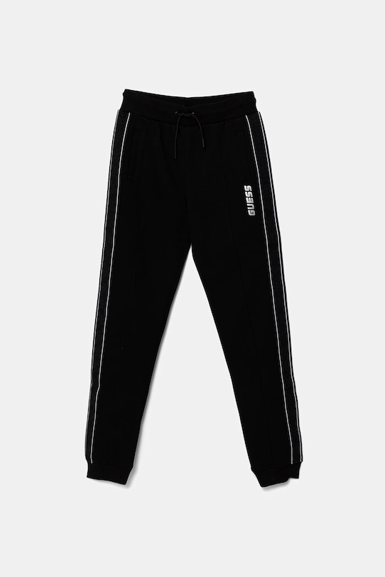 Dětské tepláky Guess pletenina černá L5GQ13.KB3P2.PPYA