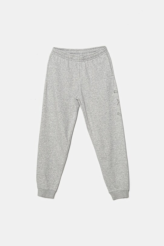 Puma spodnie dresowe bawełniane ESS LOGO LAB Execution Sweatpants TR nadruk szary 685790