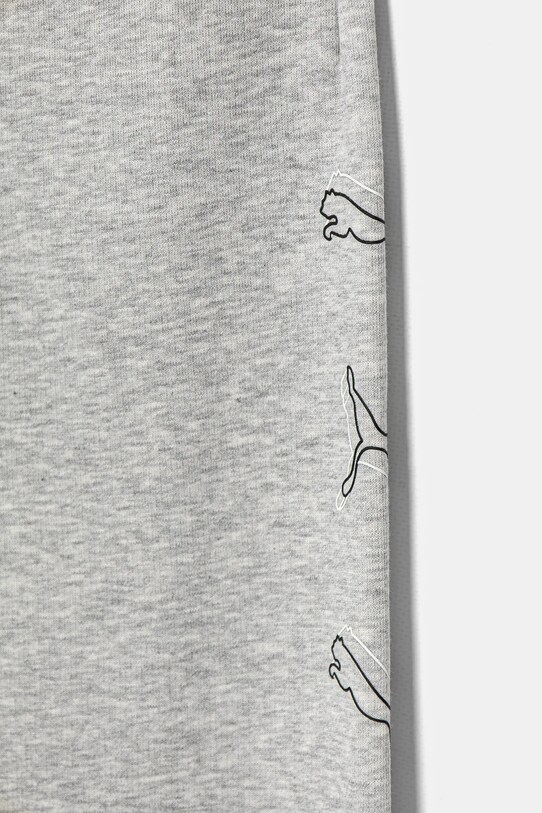 Chłopiec Puma spodnie dresowe bawełniane ESS LOGO LAB Execution Sweatpants TR 685790 szary