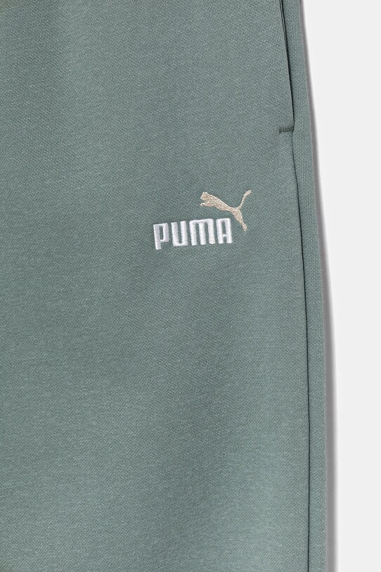 CHLAPEC Dětské tepláky Puma ESS 2 COLOR No. 1 Logo Sweatpants FL 685824 zelená