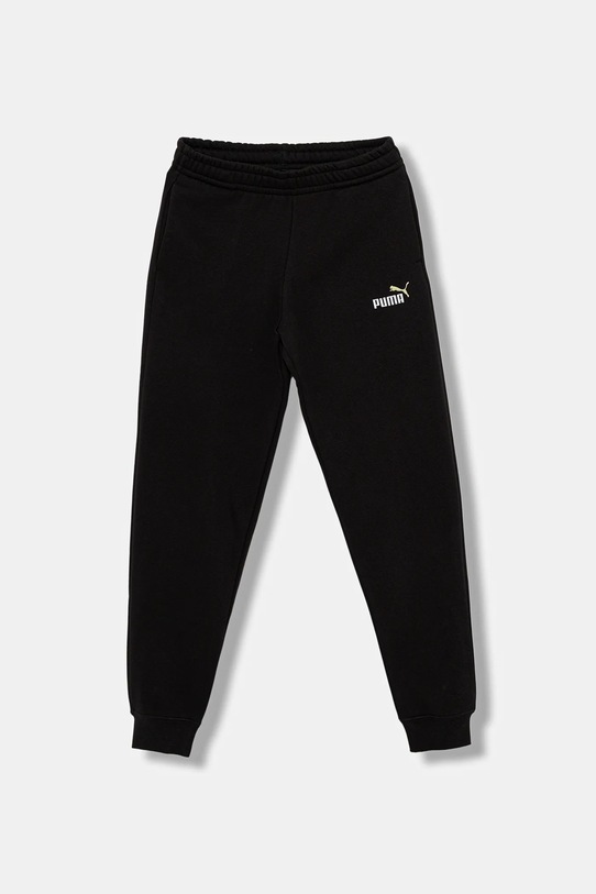 Puma spodnie dresowe dziecięce ESS 2 COLOR No. 1 Logo Sweatpants FL dzianina czarny 685824