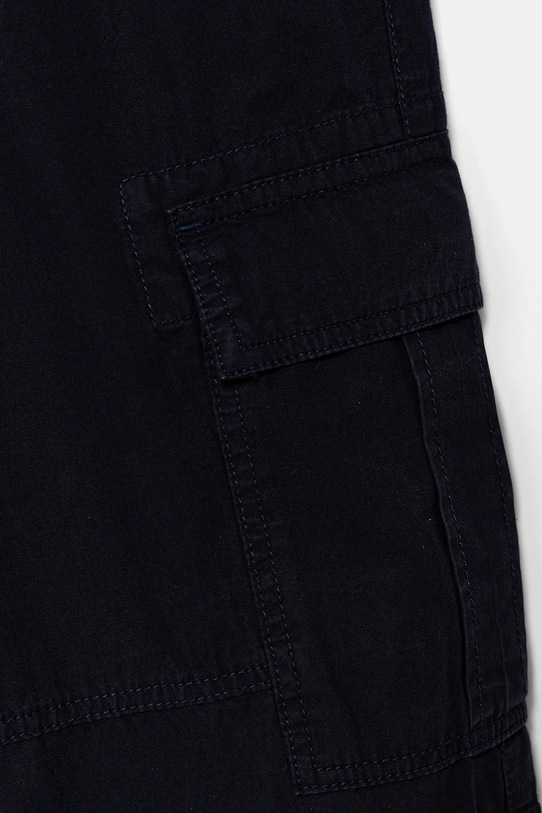 Băieți Guess pantaloni de bumbac pentru copii N5GB04.WGBT1.PPYA bleumarin