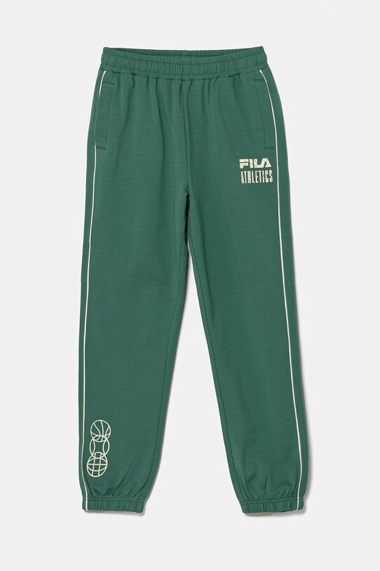 Fila pantaloni de trening pentru copii IGENSDORF tricotaj verde FAT0668