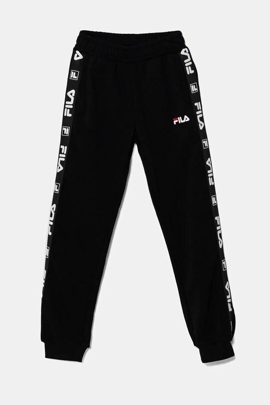 Fila pantaloni de trening pentru copii IDSTEIN tricotaj negru FAT0689