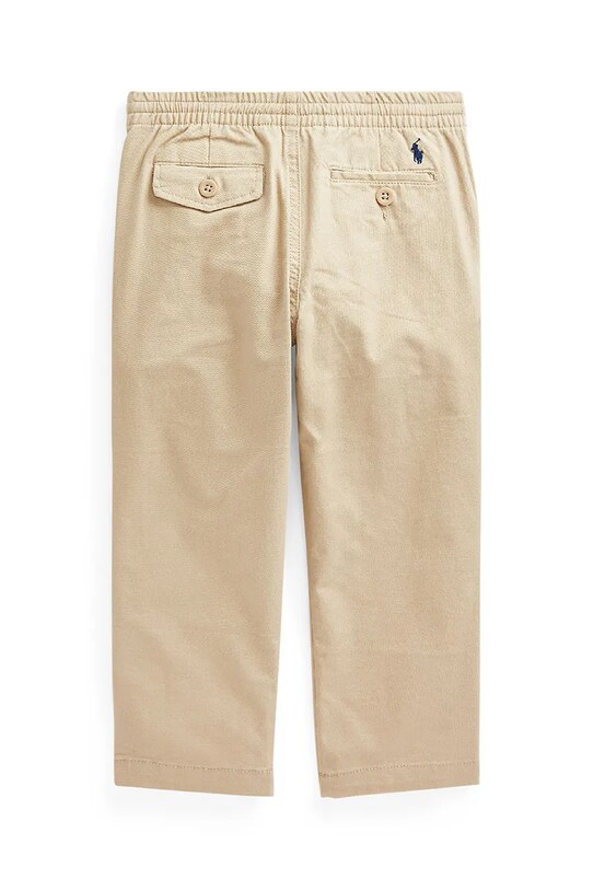 Chlapec Detské bavlnené nohavice Polo Ralph Lauren 322855803001 béžová
