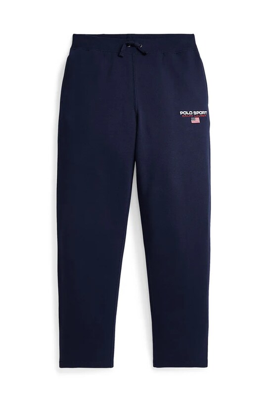 Detské tepláky Polo Ralph Lauren pletenina tmavomodrá 323969023001