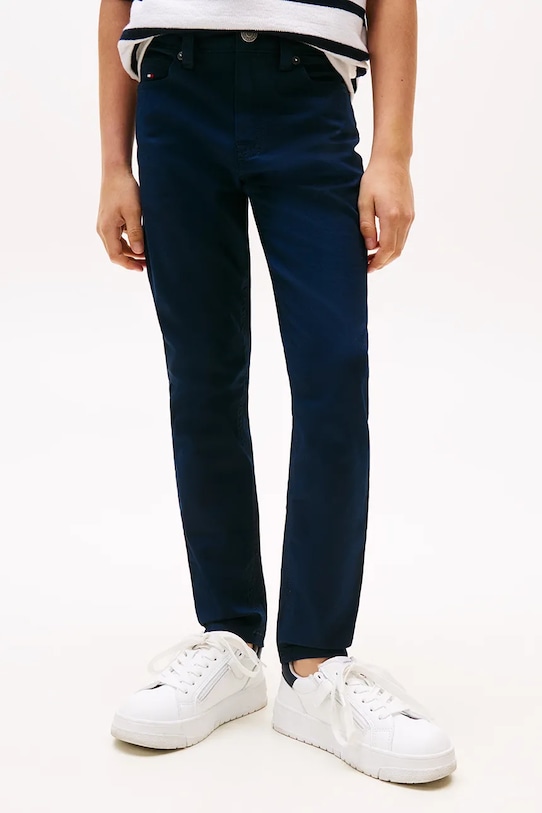 Chłopiec Tommy Hilfiger spodnie dziecięce KB0KB09159.104.122.PPYA granatowy