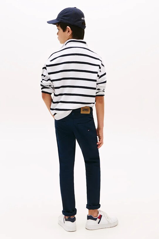 Tommy Hilfiger spodnie dziecięce KB0KB09159.104.122.PPYA granatowy