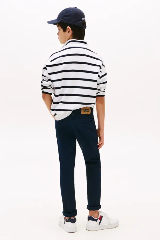 Tommy Hilfiger spodnie dziecięce KB0KB09159.128.176.PPYA granatowy