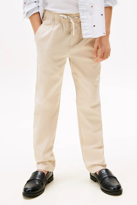 Мальчик Брюки Tommy Hilfiger KB0KB09764.128.176.PPYA бежевый