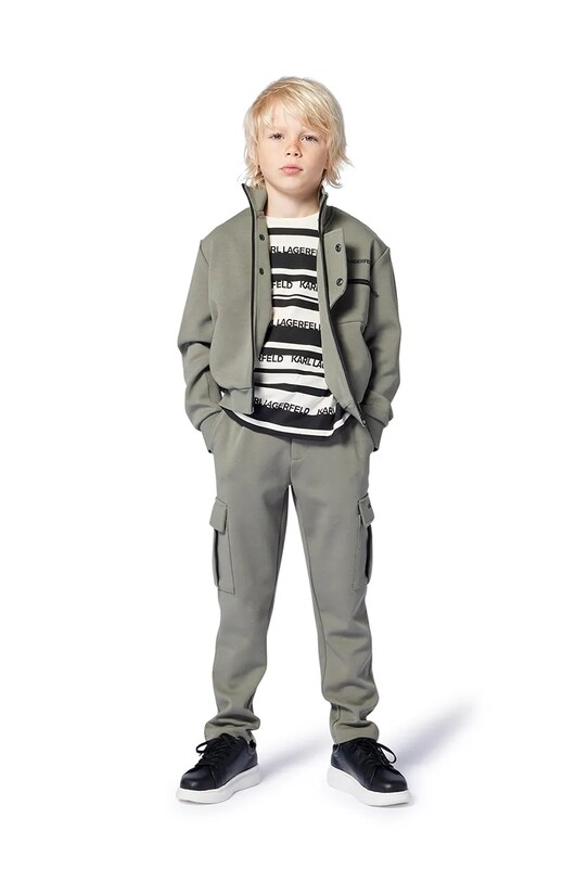 Karl Lagerfeld gyerek nadrág sima zöld Z30419.162.174