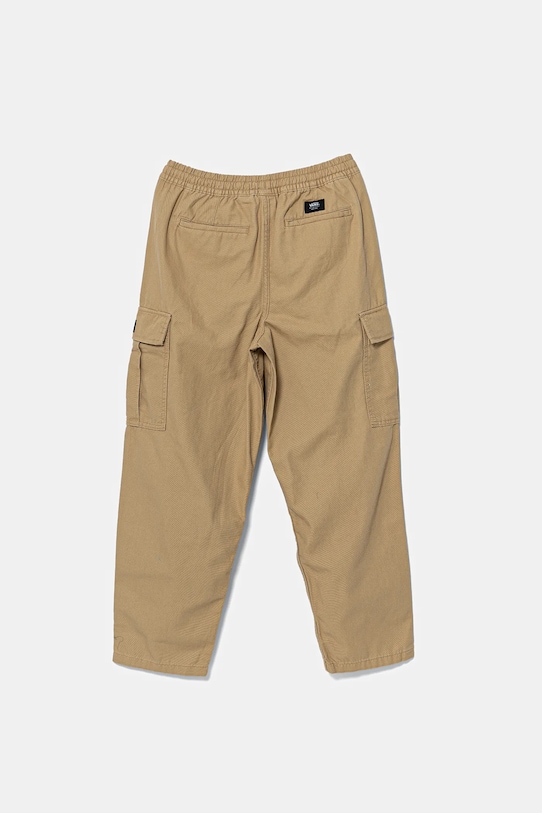 Παιδικό βαμβακερό παντελόνι Vans Range Cargo Baggy Tapered Pant VN000NW44MG1 πράσινο SS25