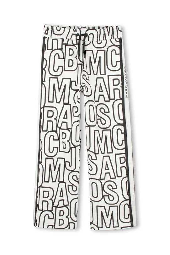 Marc Jacobs gyerek pamut melegítőnadrág W60468.156 fehér SS25