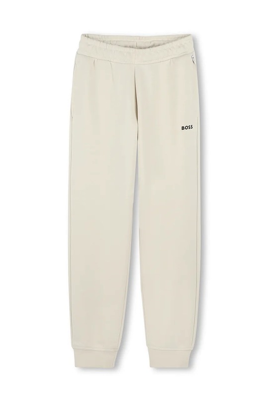 Detské tepláky BOSS pletenina béžová J51952.102.108