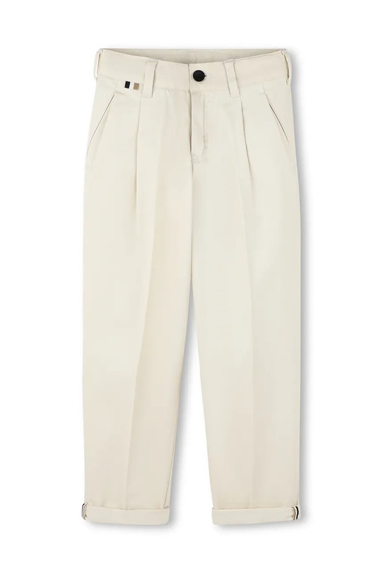 BOSS pantaloni copii J51978.162.174 bej SS25