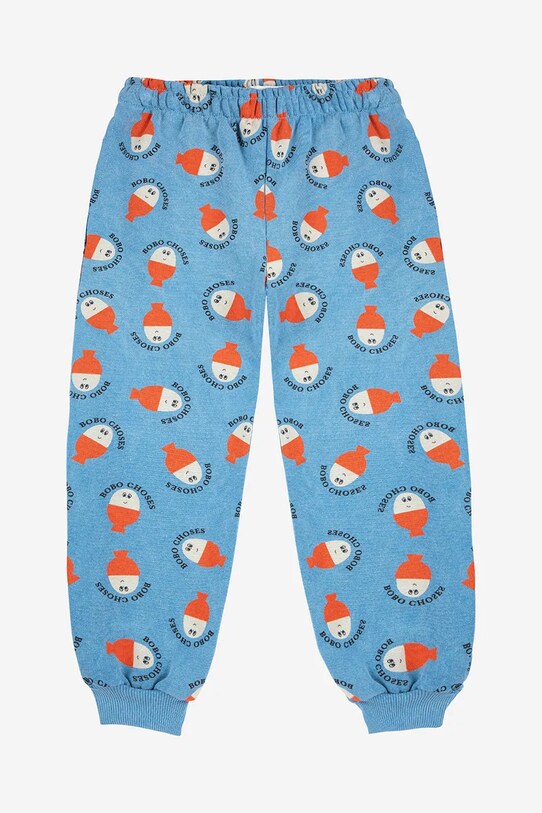Детские спортивные штаны Bobo Choses Morning Egg 125AC076 голубой SS25