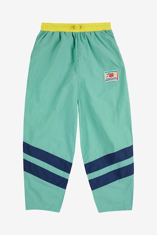 Дитячі спортивні штани Bobo Choses Smiling 125AC088 бірюзовий SS25
