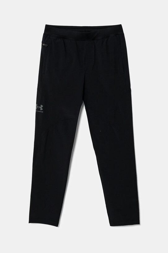Under Armour gyerek melegítőnadrág Unstoppable Tapered Pant elasztánnal fekete 1373752