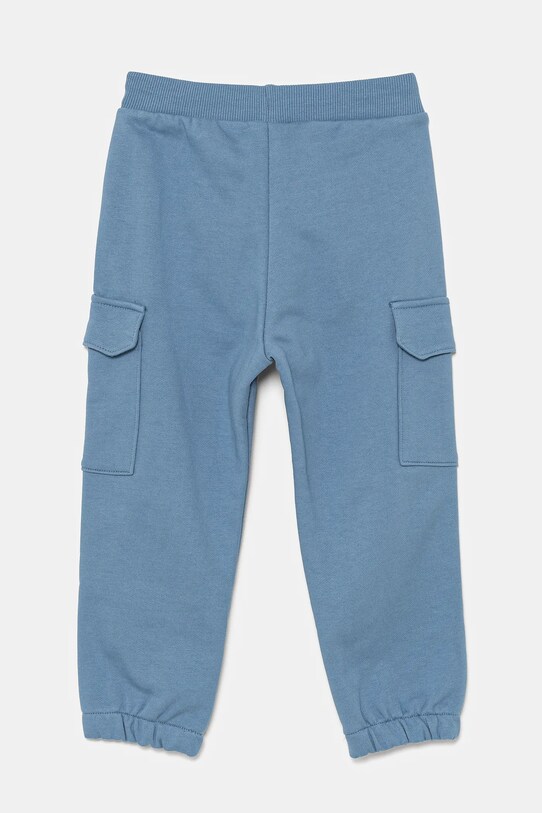 Дитячі бавовняні штани United Colors of Benetton 3UNIGF045.P.Seasonal блакитний SS25