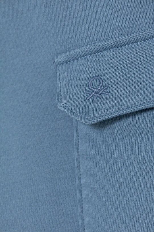 Хлопчик Дитячі бавовняні штани United Colors of Benetton 3UNIGF045.P.Seasonal блакитний