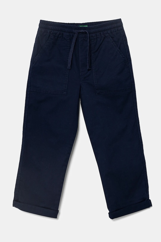 United Colors of Benetton spodnie dziecięce z elastanem granatowy 4T48CF03T.G.Seasonal