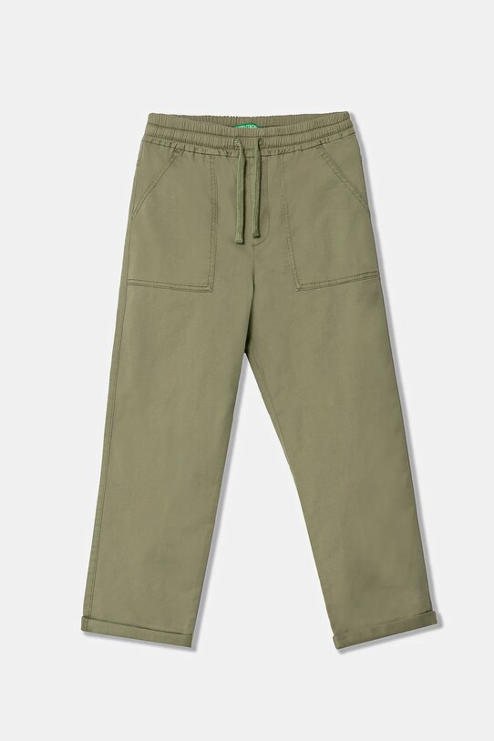 Дитячі штани United Colors of Benetton з еластаном зелений 4T48CF03T.G.Seasonal
