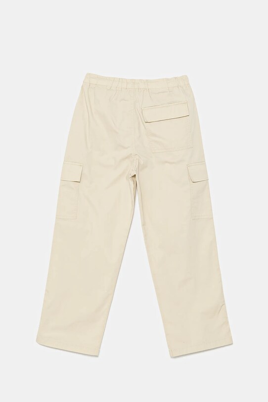 Otroške hlače United Colors of Benetton 4L2VCF04I.G.Seasonal bež SS25