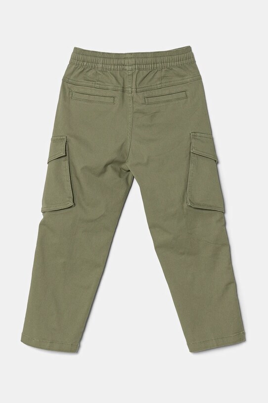 United Colors of Benetton spodnie dziecięce 4TCGCF049.G.Seasonal zielony SS25