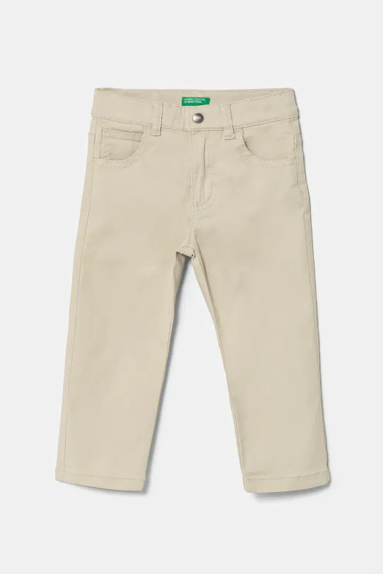 United Colors of Benetton pantaloni copii panza bej 4TCGGE009.P.Seasonal