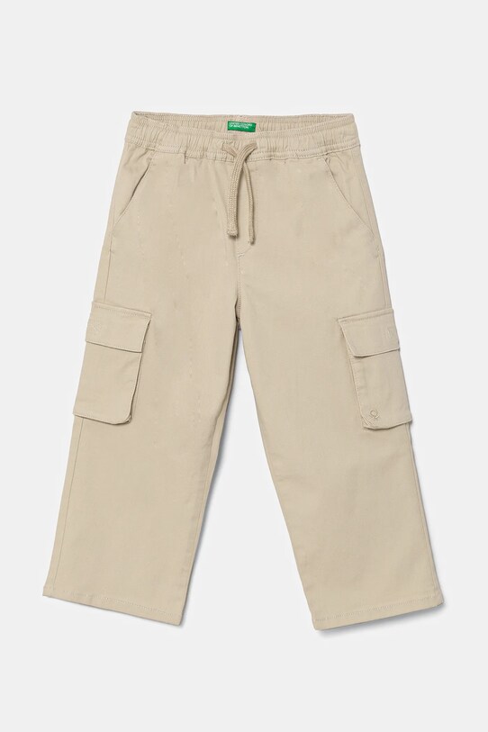 Детские брюки United Colors of Benetton ткань бежевый 4TCGGF02B.P.Seasonal