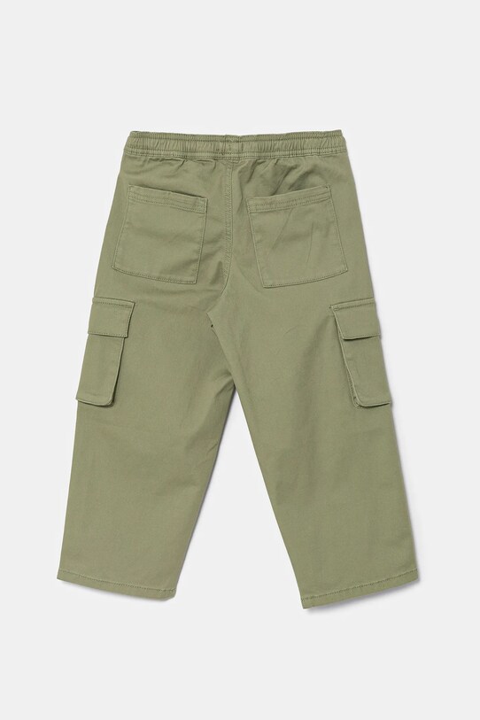 Detské nohavice United Colors of Benetton 4TCGGF02B.P.Seasonal zelená SS25