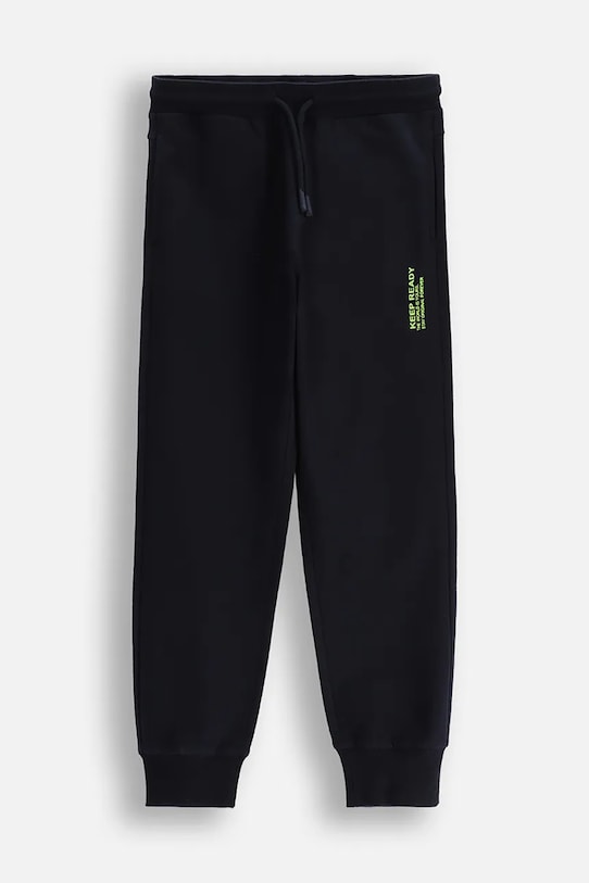 Coccodrillo pantaloni de trening din bumbac pentru copii bumbac bleumarin WC5120101VBA