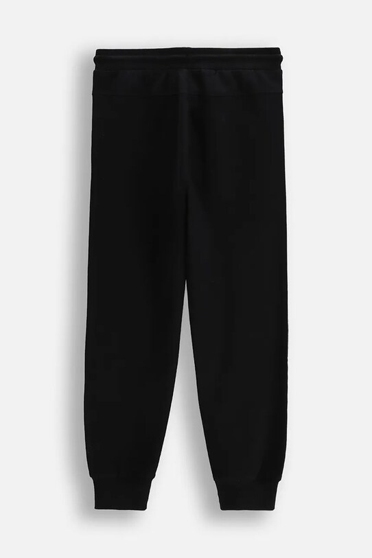 Coccodrillo pantaloni de trening din bumbac pentru copii WC5120101VBA negru SS25