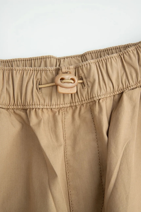 Chłopiec Coccodrillo spodnie bawełniane dziecięce WC5119101MBJ brązowy