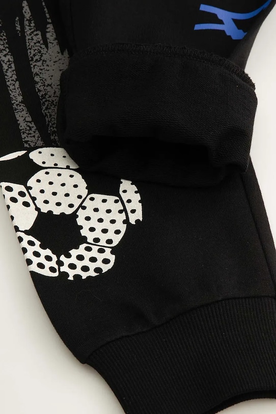 Dječji donji dio trenirke Coccodrillo crna WC5120103MBK