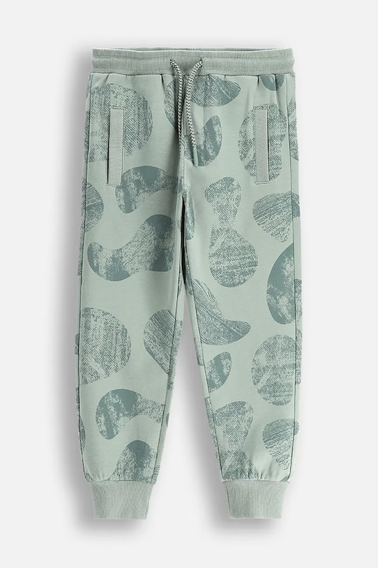 Coccodrillo pantaloni de trening pentru copii WC5120103SBK verde SS25