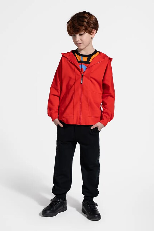 Dječji pamučni donji dio trenirke Coccodrillo WC5120101DBJ