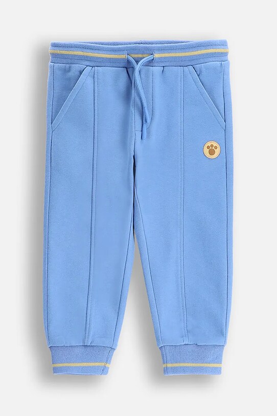 Coccodrillo pantaloni de trening din bumbac pentru bebeluși bumbac albastru WC5120102MBN