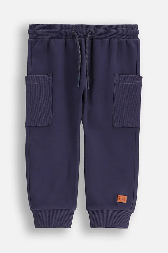 Coccodrillo pantaloni de trening din bumbac pentru bebeluși bumbac bleumarin WC5120101SBN