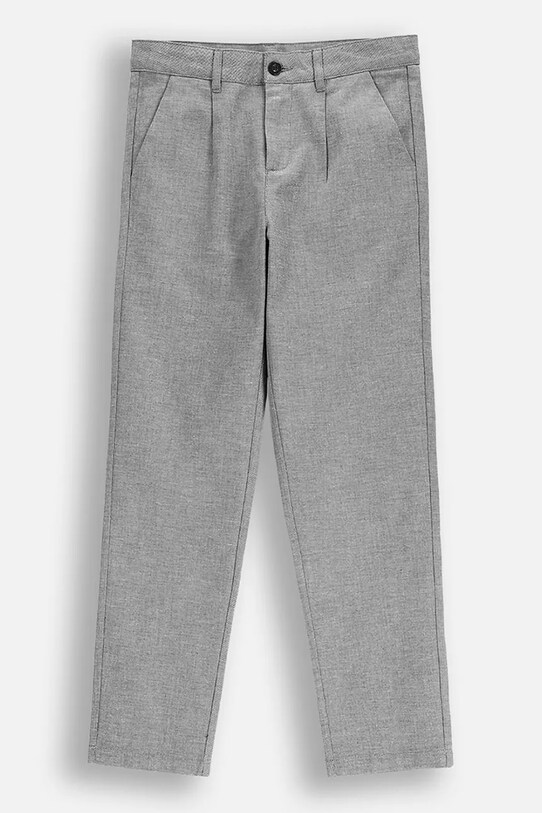Coccodrillo pantaloni cu un amestec de in gri WC5119101EJB