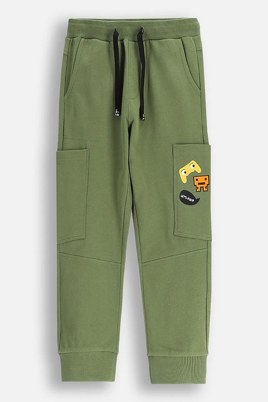 Donji dio trenirke Coccodrillo pamuk zelena WC5120105GBK