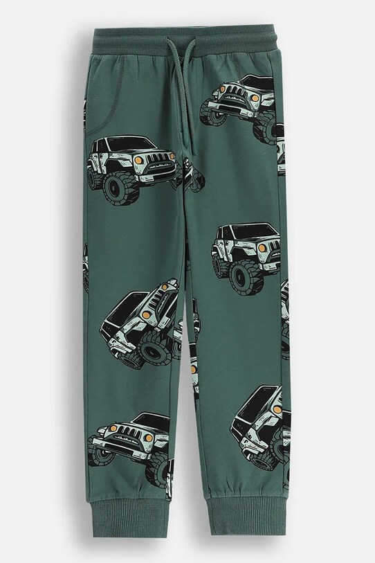 Kalhoty Coccodrillo s elastanem zelená WC5122101WBK