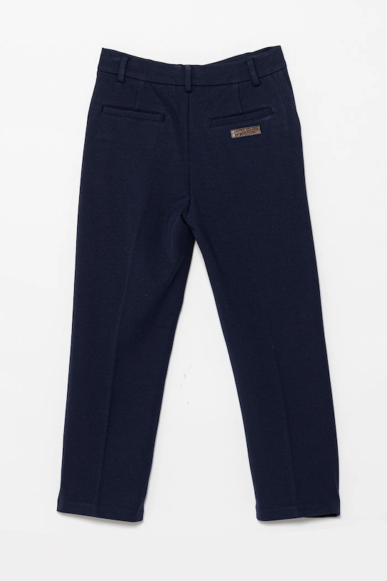 United Colors of Benetton spodnie dziecięce 4U7FCF04H.G.Seasonal granatowy SS25