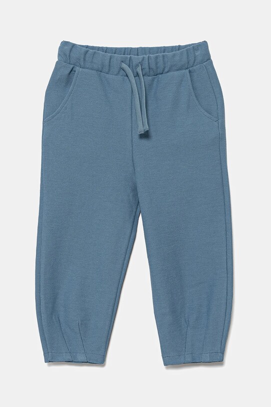 Dětské bavlněné tepláky United Colors of Benetton pletenina modrá 3HJMGF04M.P.Seasonal